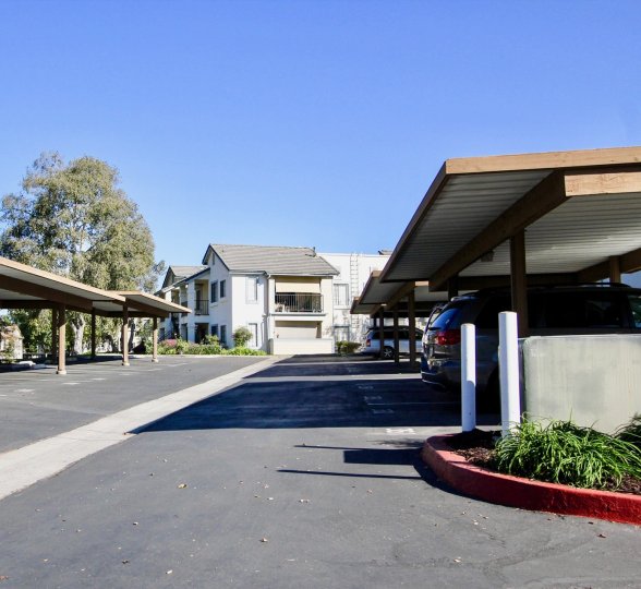 Covered Parking at Concord Villas Community in Mira Mesa California