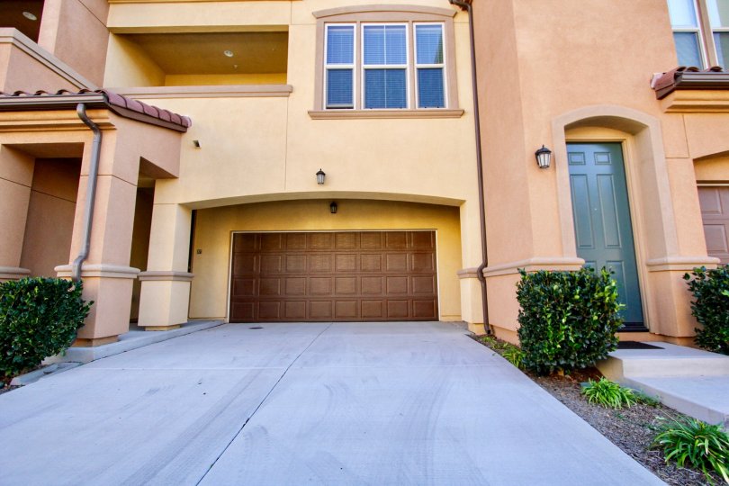 Homes in the Sorrento Terrace community located in Mira Mesa, California