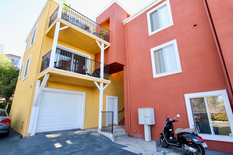 It's a colorful day in the South Mission Hills Condo cimmunity in Mission Hills, CA
