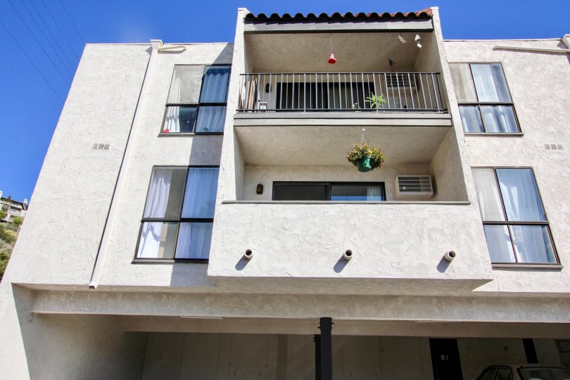 2 storey apartment building at The Franciscan, Mission Valley, California