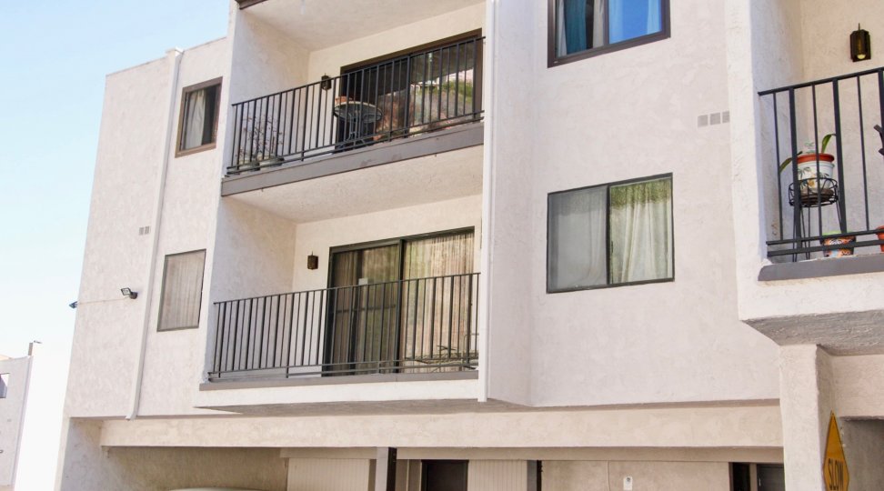 The Franciscan  , Mission Valley ,California, balcony,rectangulae window