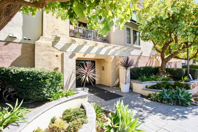 The parking structure entrance to the Plaza Arizona, Normal Heights