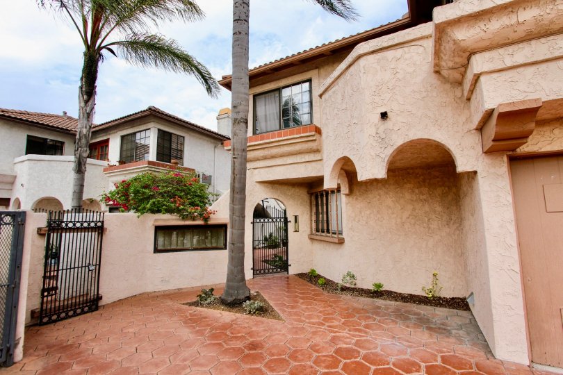 Casa Frontera II , North Park  , California,hexagonal tile  floor