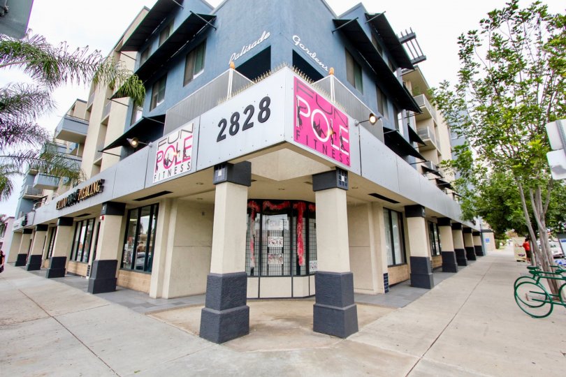 A building with a Fitness Center in it in North Park, CA