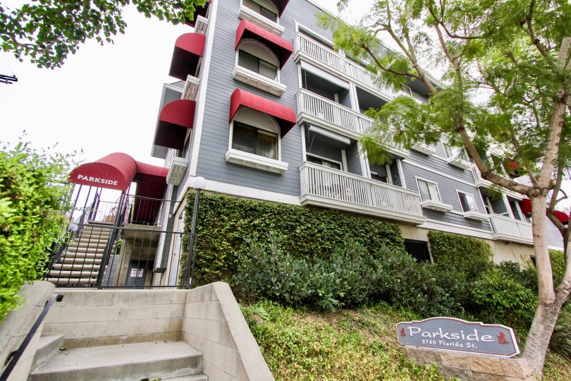 Image of Parkside luxury living community in North Park, California.