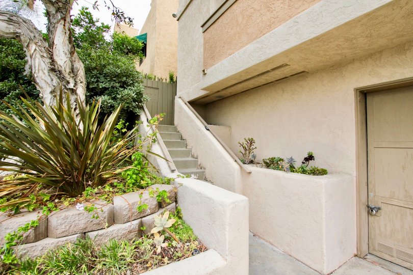 Villa Terrance Condos, North Park, California, adobe, stairs, two story