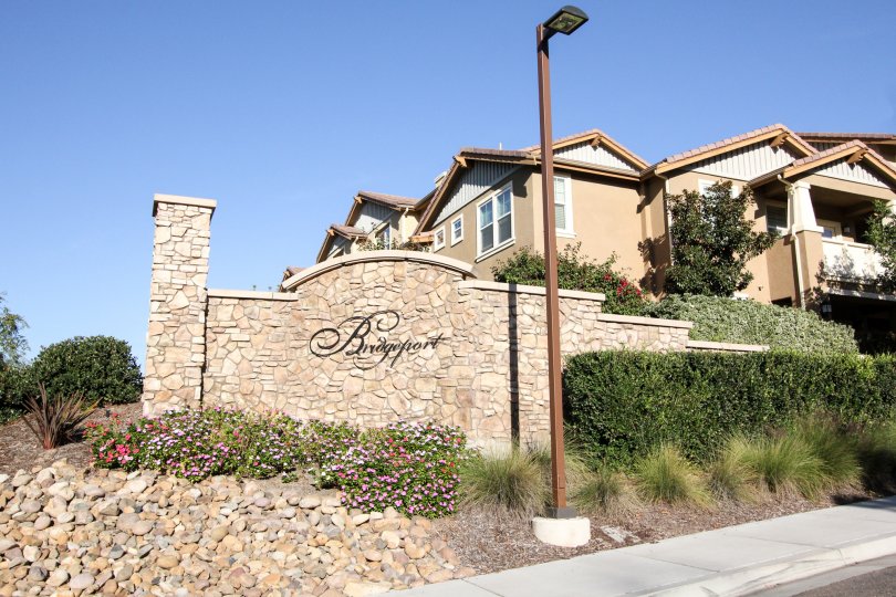 The beautiful entry way to our Bridgeport properties in Rancho Bernardo, California