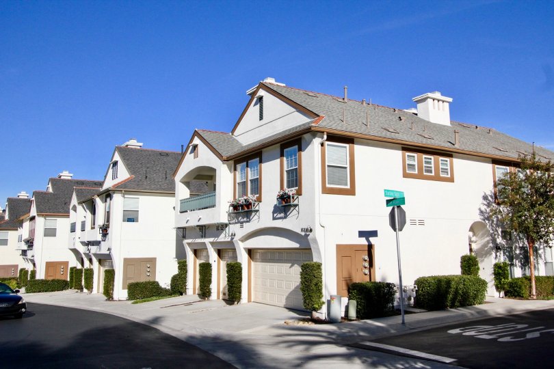 Two level housing inside Sitella in Rancho Bernardo CA