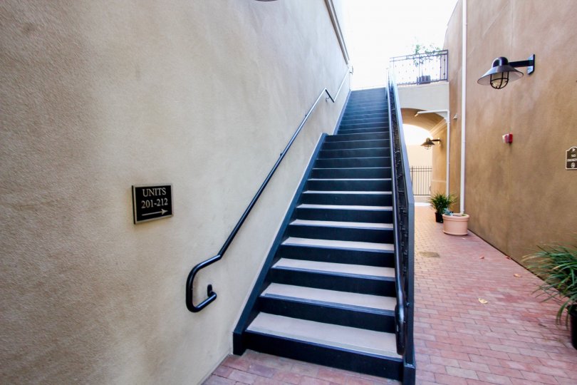 stairs view of house MarketWalk, located in San Marcos, CA