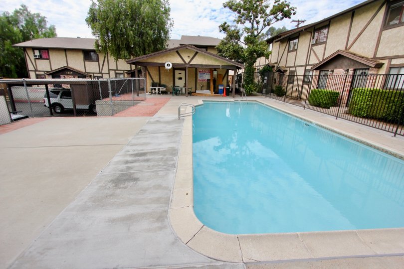 Community pool in Hartland neighborhood of Spring Valley, CA