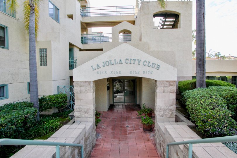 La Jolla City Club  , University City  , California, white building, name