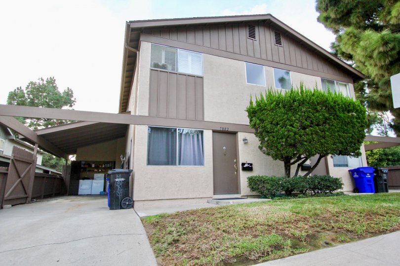 Great curb appeal at University Woods in University City, California.