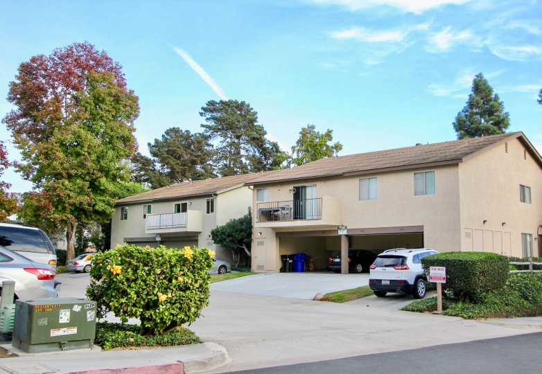 Housing with parking at University Woods in University City California