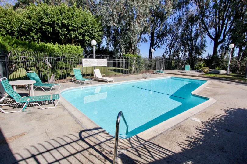 Swimming pool along with enclosed railing in Vista De Vista.