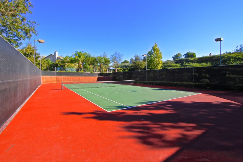 Challenge your friends to a game of tennis at the light court in Central Park