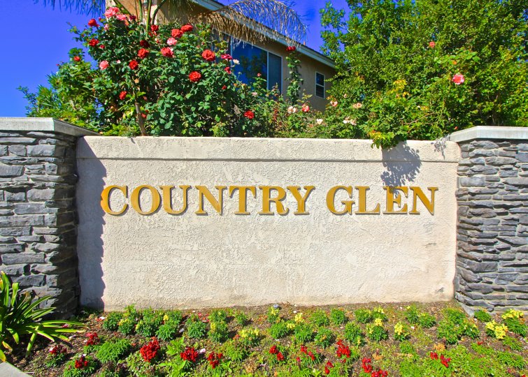 The marquee at Country Glen has beautiful ledgestone