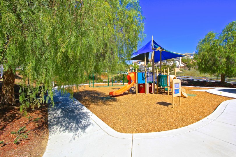 Playground with picnic area in Grizzly Ridge