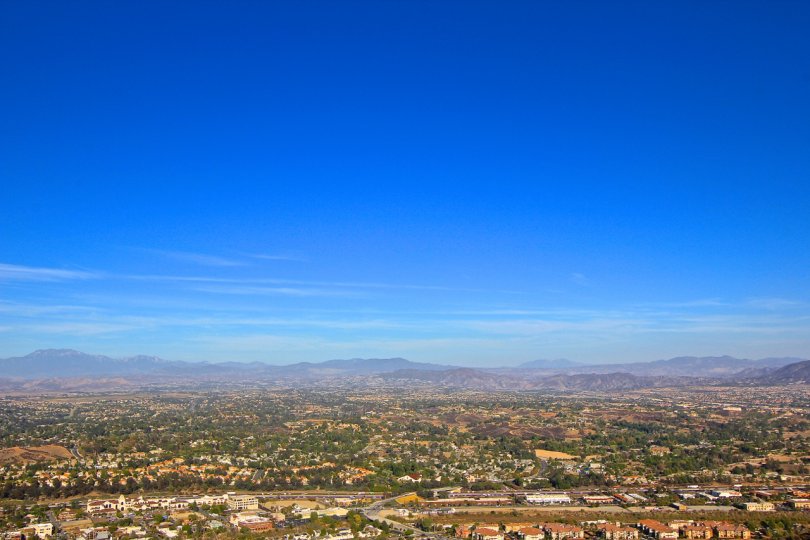 View from De Luz looking down at Temecula Ca