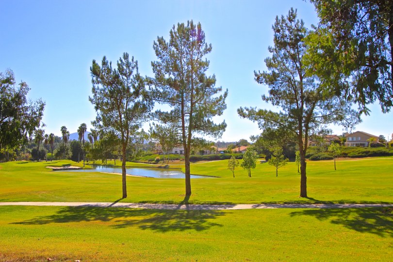 Views of the golf course in Temeku Hills