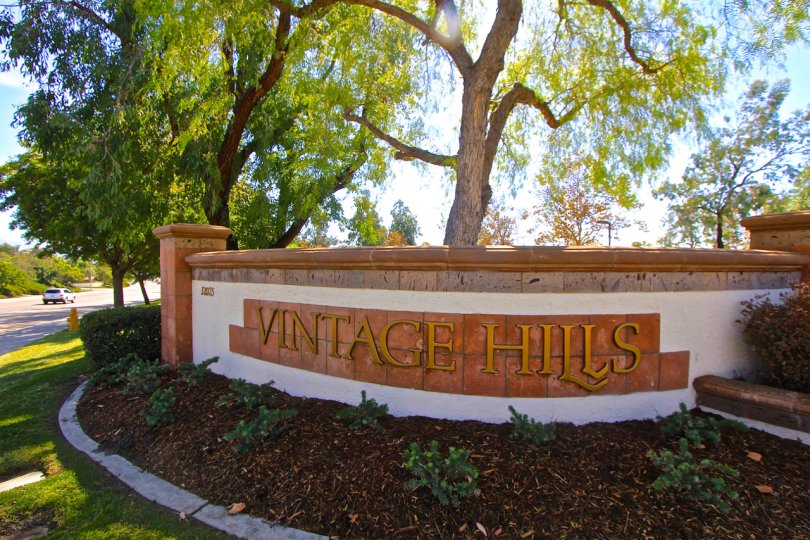 Entrance to Vintage Hills in Temecula Ca