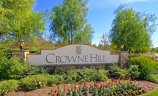 The marquee at Crowne Hill is surrounded by mature landscaping