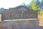 This De Luz Ranchos sign has been here for 50+ years