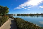 Residents of Menifee Lakes can take a stroll around the lake